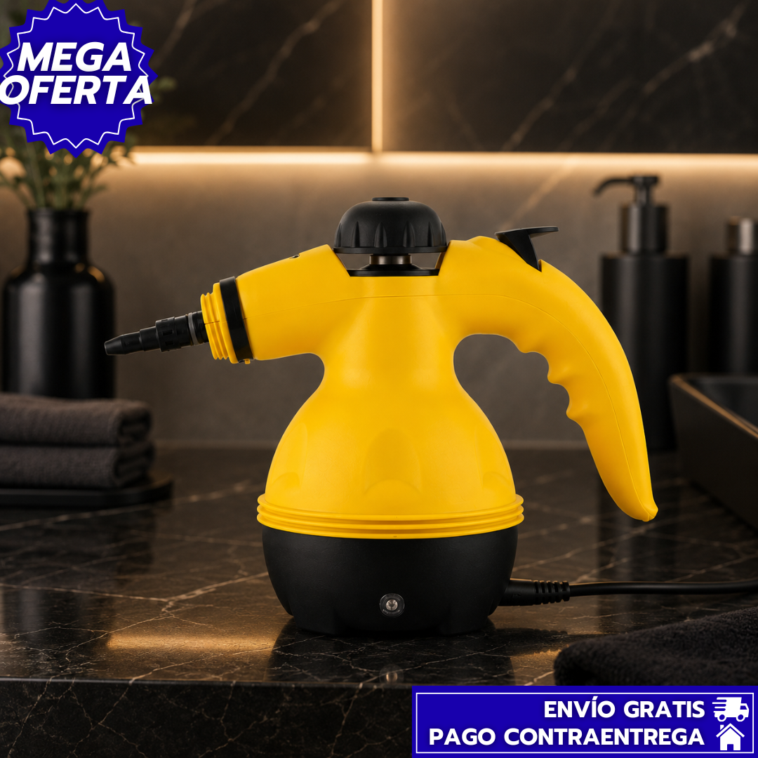VaporClean: Limpiador a Vapor Multiuso de Alta Presión sin Químicos.