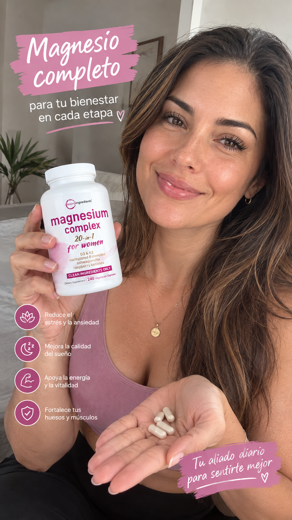 Magnesium Complex 20-in-1 para Mujer